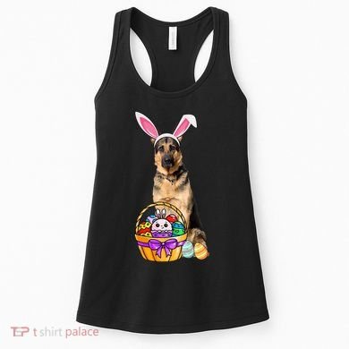 Dog Easter Bunny Cute Women's Tank Top