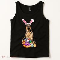 Dog Easter Bunny Cute Tank Top thumb 2