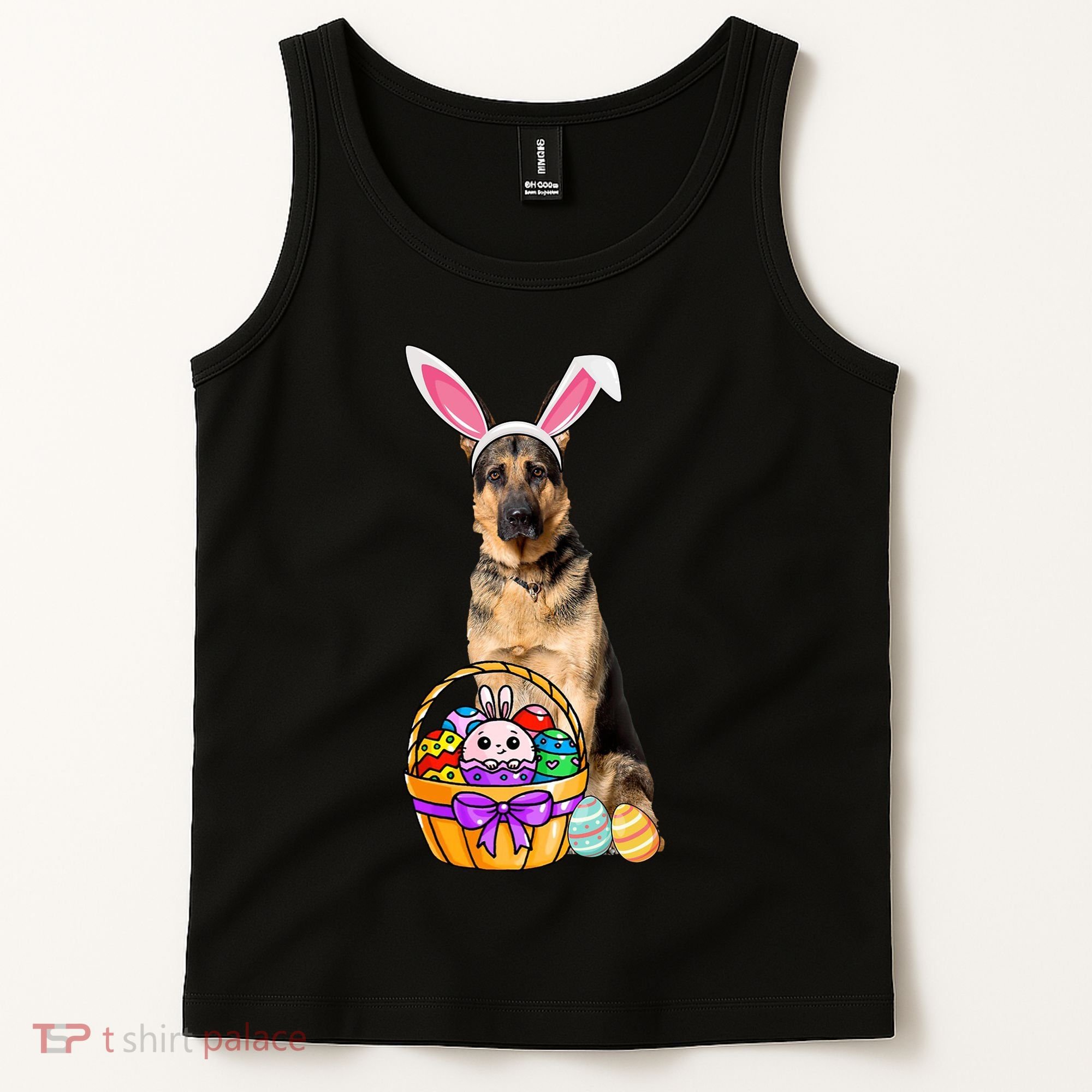 Dog Easter Bunny Cute Tank Top