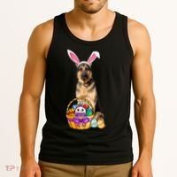 Dog Easter Bunny Cute Tank Top thumb 3