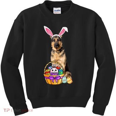 Dog Easter Bunny Cute Kids Sweatshirt