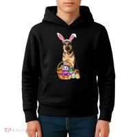 Dog Easter Bunny Cute Kids Hoodie thumb 4