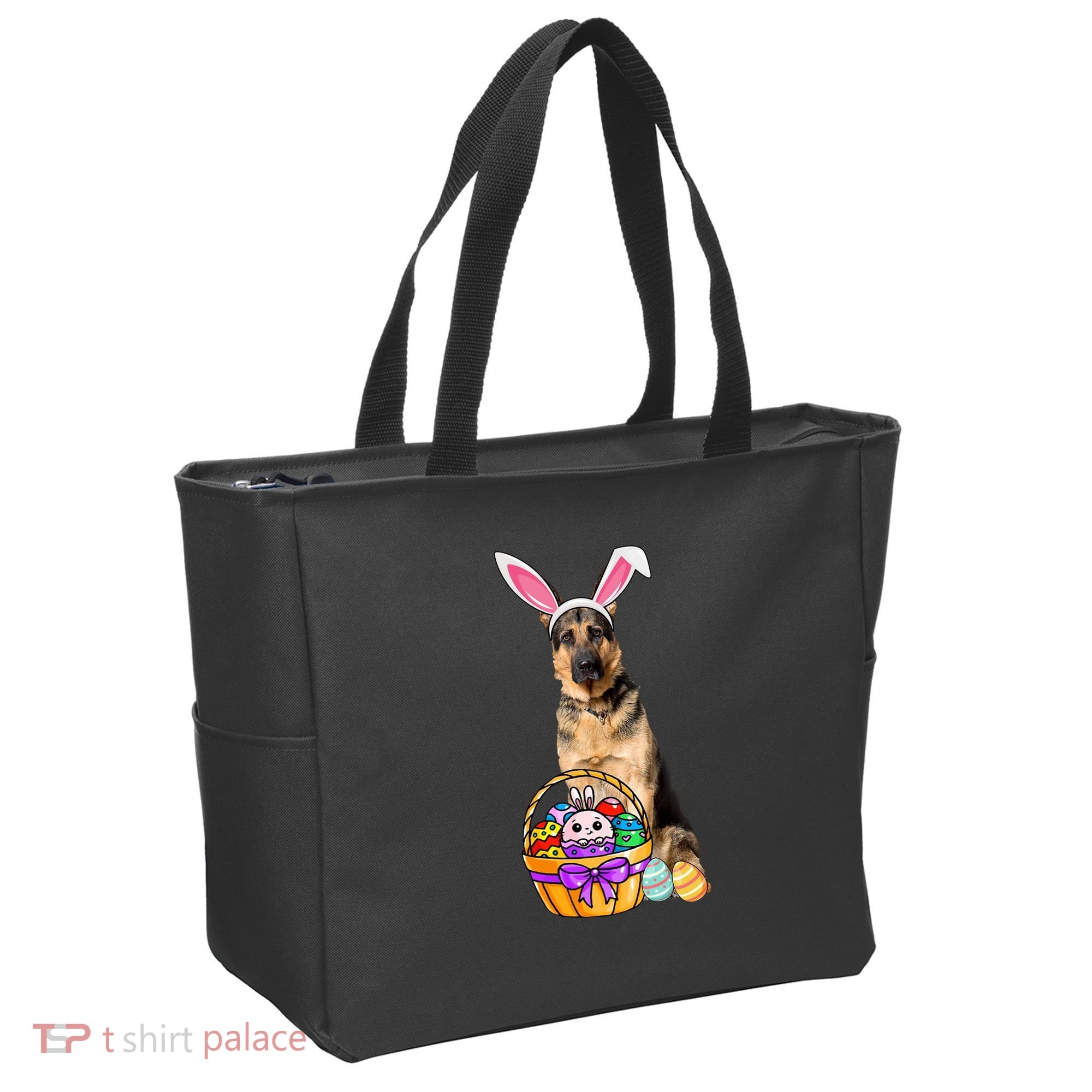 Dog Easter Bunny Cute Tote Bag