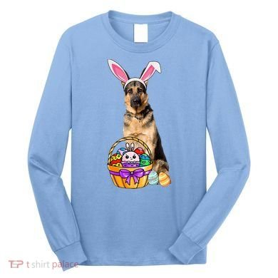 Dog Easter Bunny Cute Long Sleeve Shirt