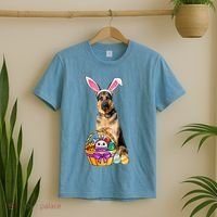Dog Easter Bunny Cute T-Shirt thumb 2