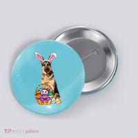 Dog Easter Bunny Cute Button thumb 0