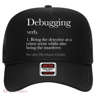 Debugging Definition Funny Coding Programming Hat