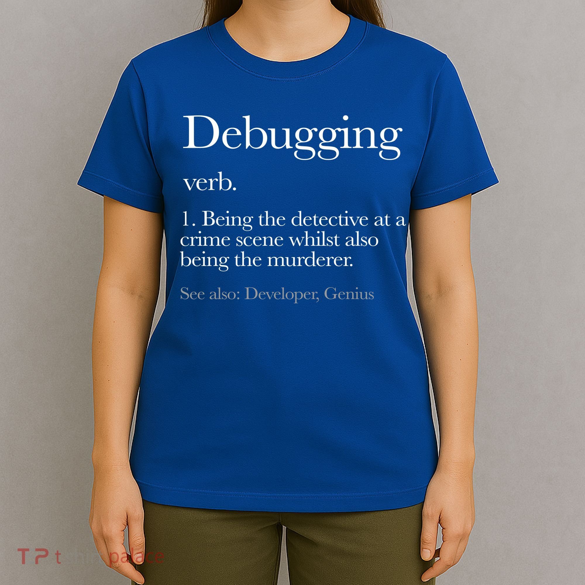Debugging Definition Funny Coding Programming T-Shirt