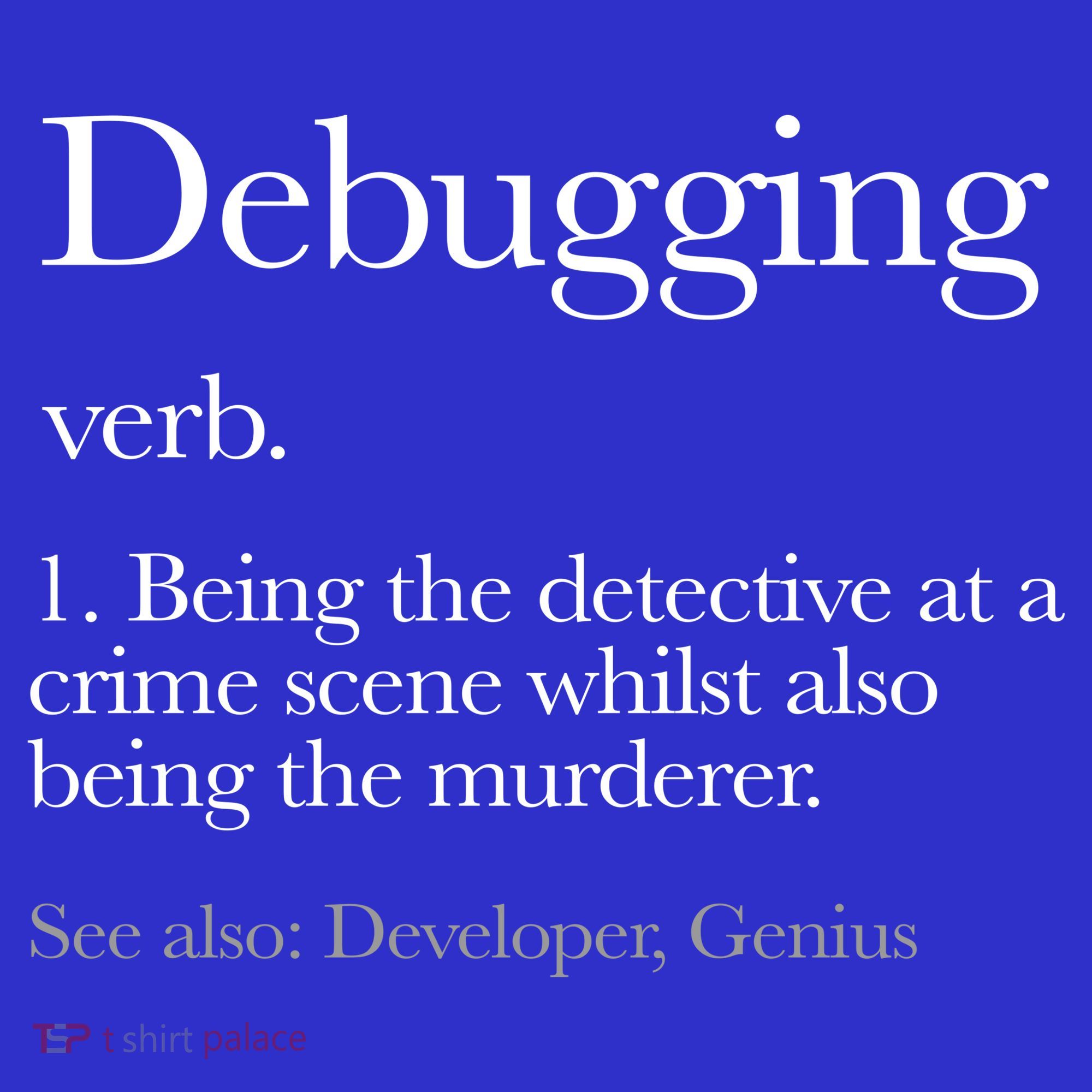 Debugging Definition Funny Coding Programming Women's Tank Top