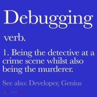Debugging Definition Funny Coding Programming Visor thumb 3