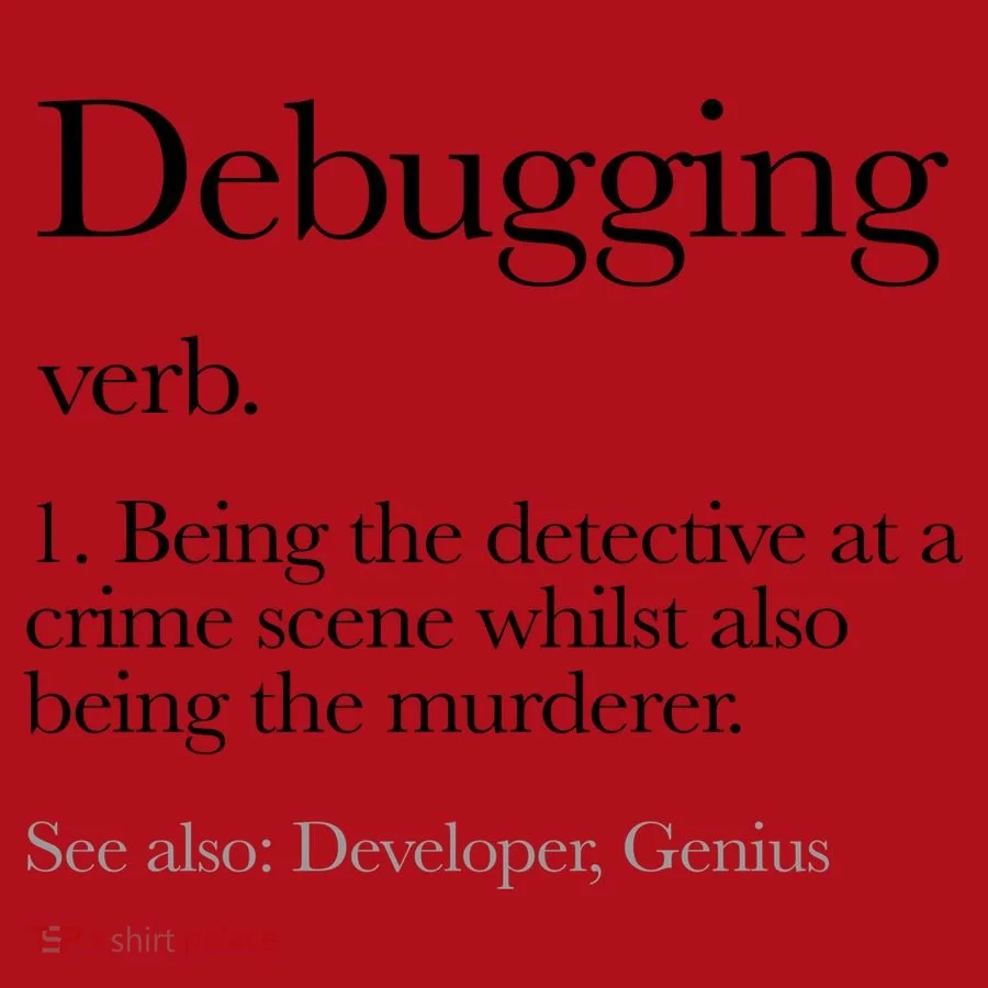Debugging Definition Funny Coding Programming Christmas Stocking