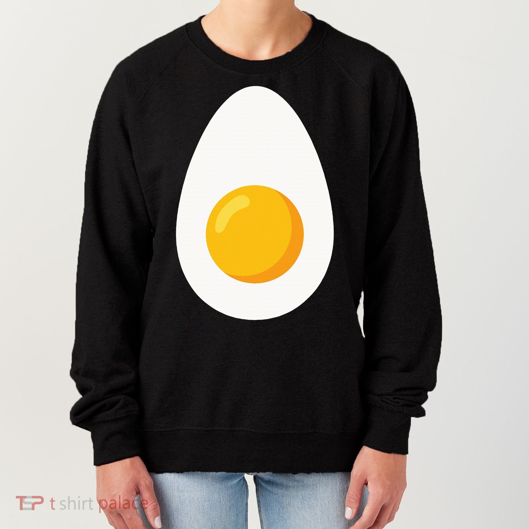 Deviled Egg Costume Funny Halloween Egg Costume Women's Sweatshirt