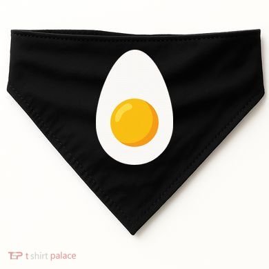 Deviled Egg Costume Funny Halloween Egg Costume USA-Made Doggie Bandana