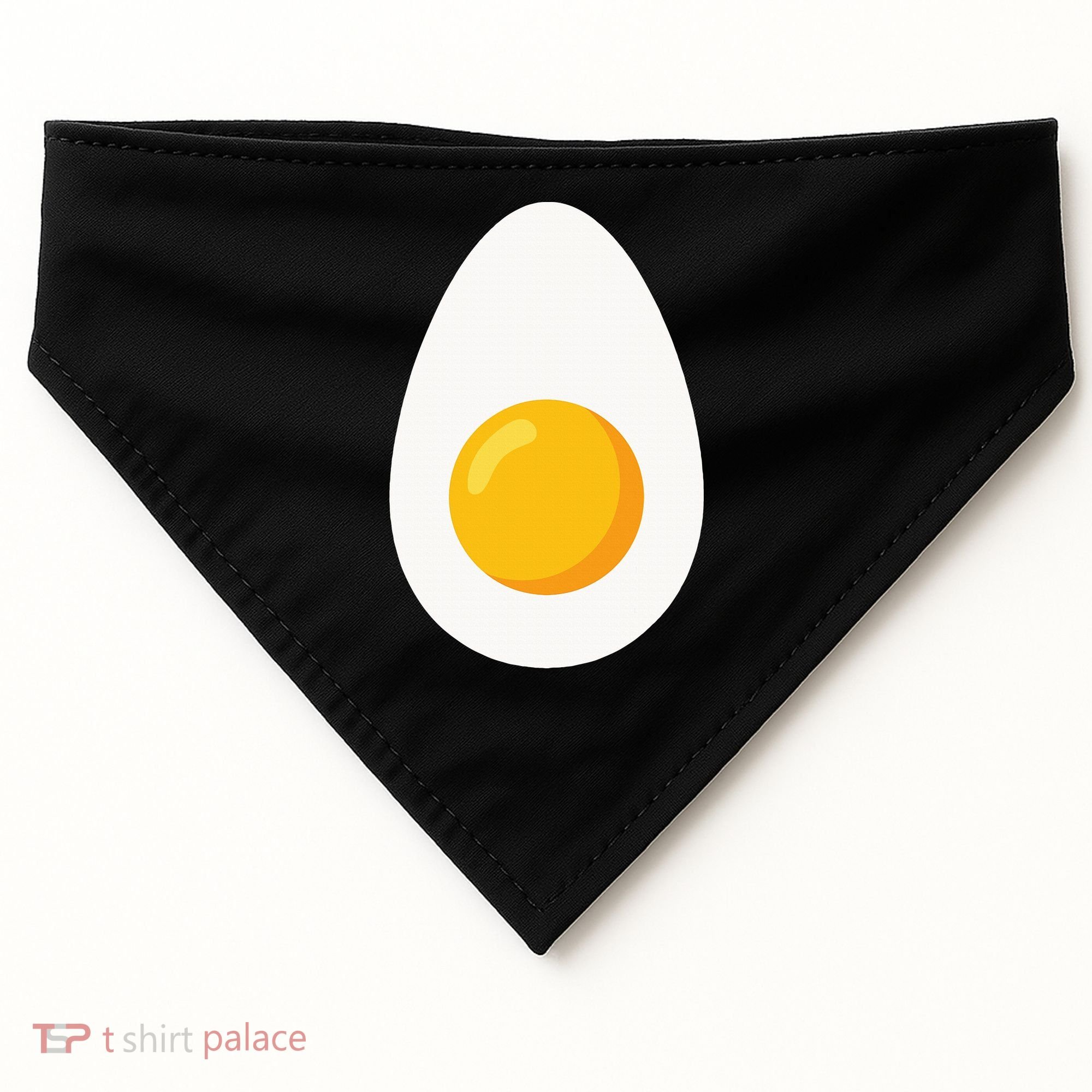 Deviled Egg Costume Funny Halloween Egg Costume USA-Made Doggie Bandana