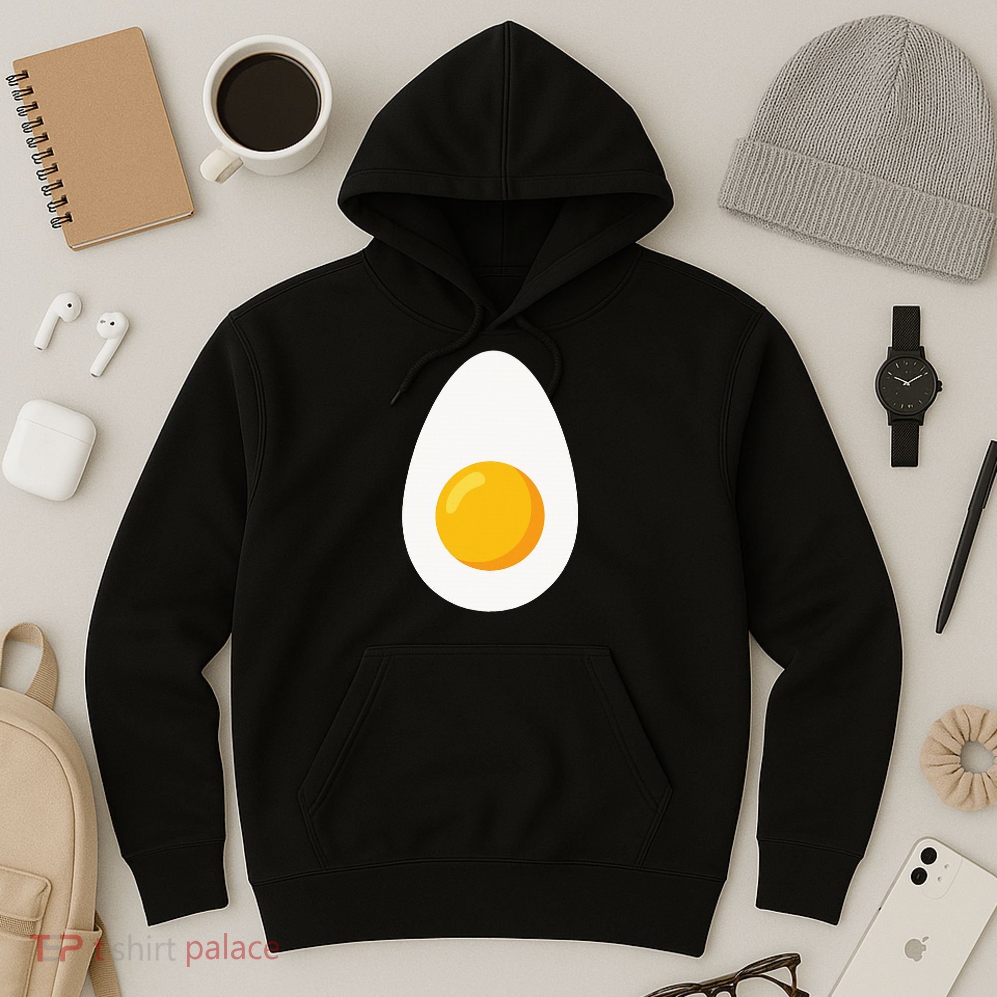Deviled Egg Costume Funny Halloween Egg Costume Hoodie