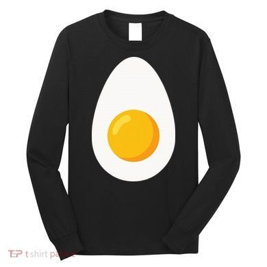 Deviled Egg Costume Funny Halloween Egg Costume Long Sleeve Shirt