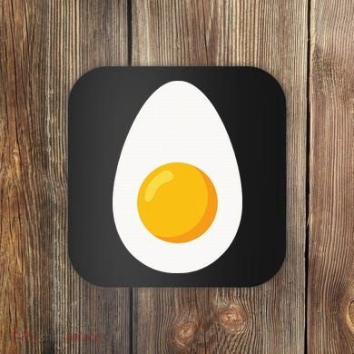 Deviled Egg Costume Funny Halloween Egg Costume Coaster