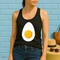 Deviled Egg Costume Funny Halloween Egg Costume Women's Tank Top thumb 2