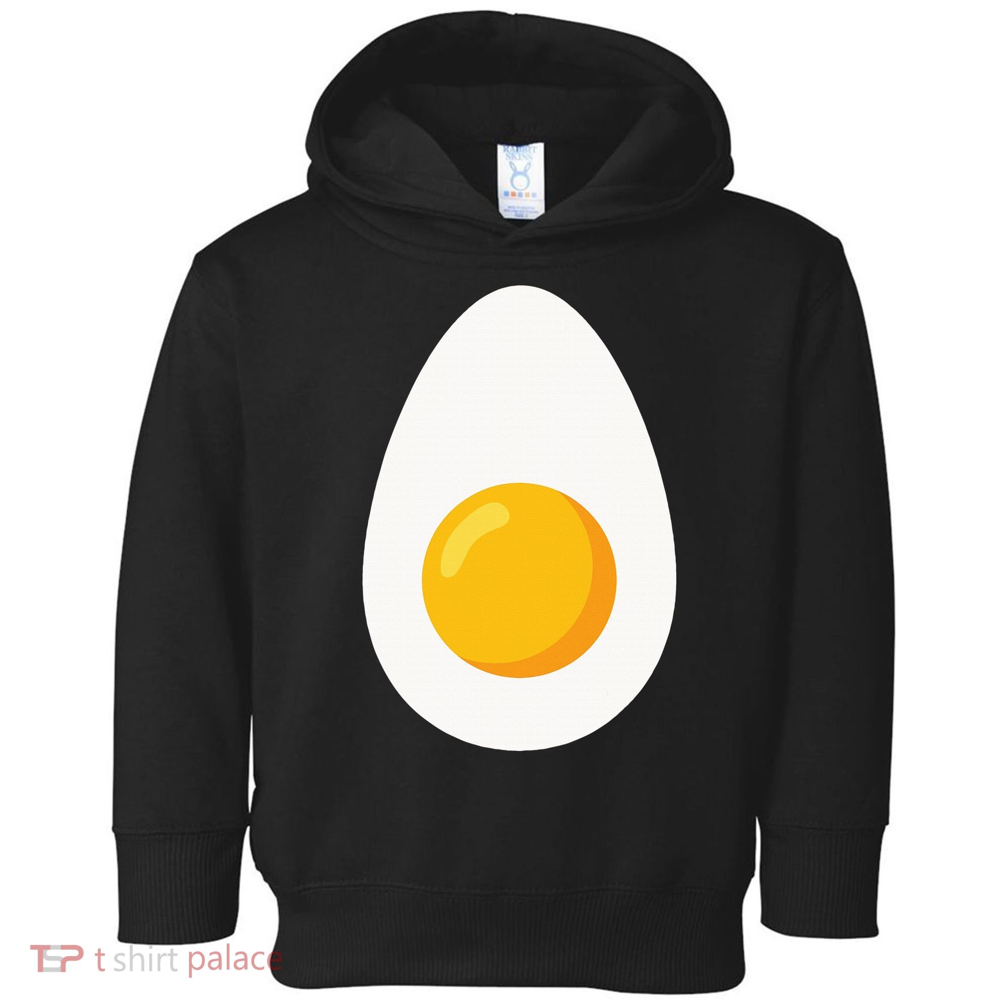 Deviled Egg Costume Funny Halloween Egg Costume Toddler Hoodie