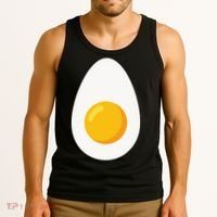 Deviled Egg Costume Funny Halloween Egg Costume Tank Top thumb 3