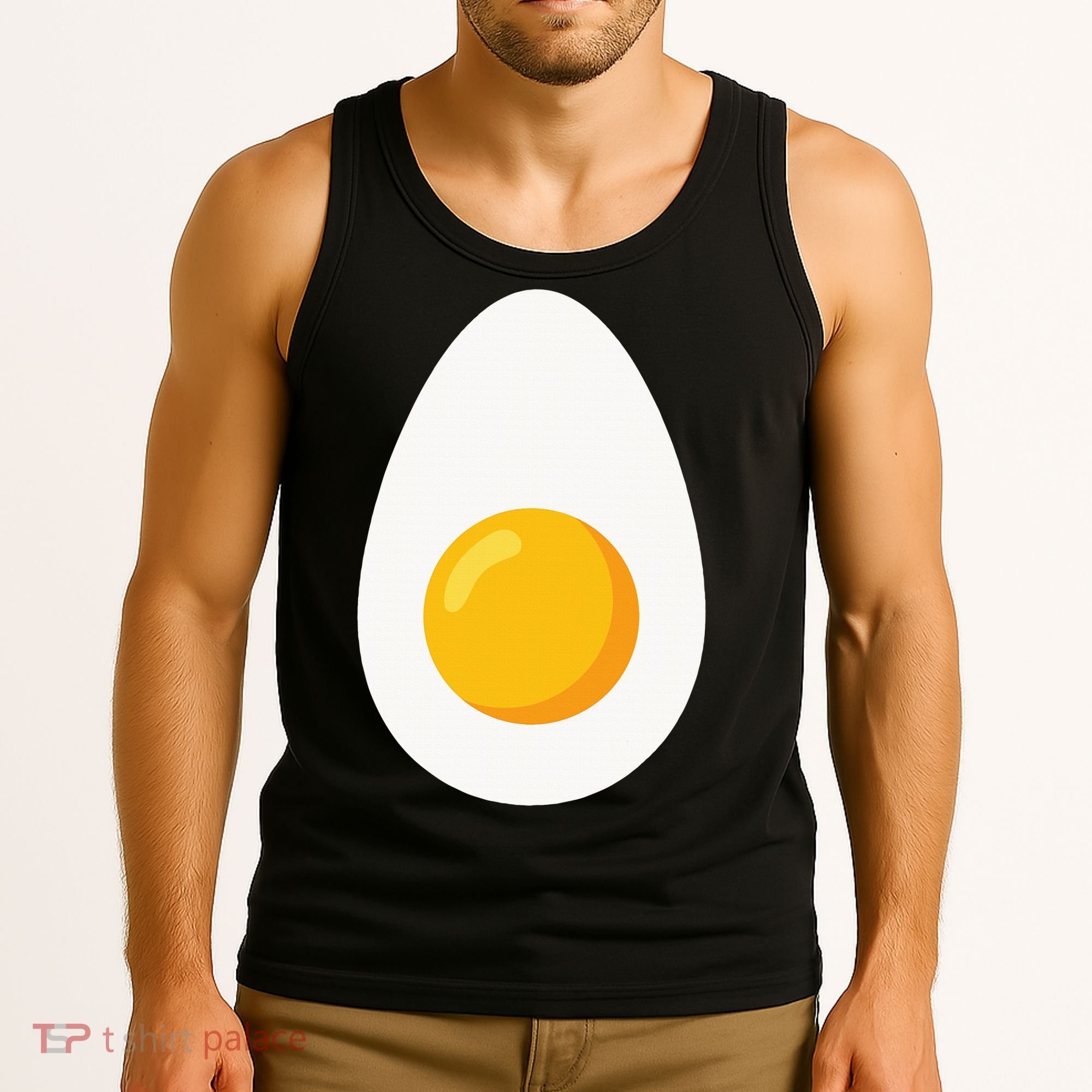 Deviled Egg Costume Funny Halloween Egg Costume Tank Top