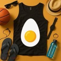 Deviled Egg Costume Funny Halloween Egg Costume Tank Top thumb 4