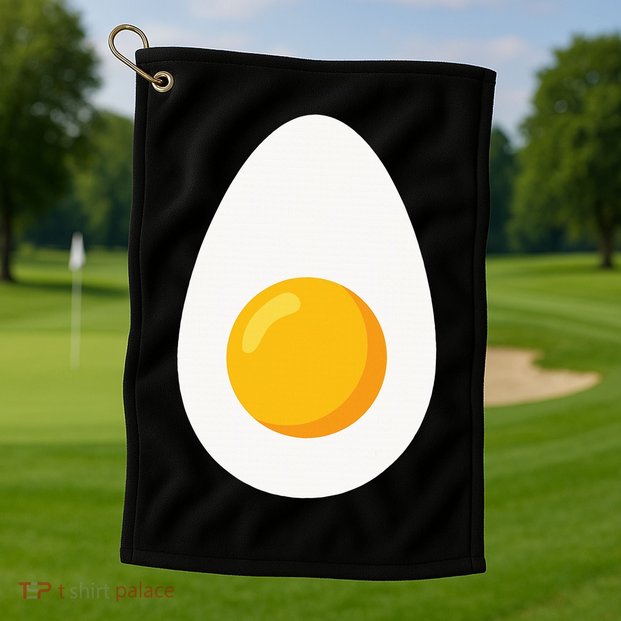 Deviled Egg Costume Funny Halloween Egg Costume Golf Towel