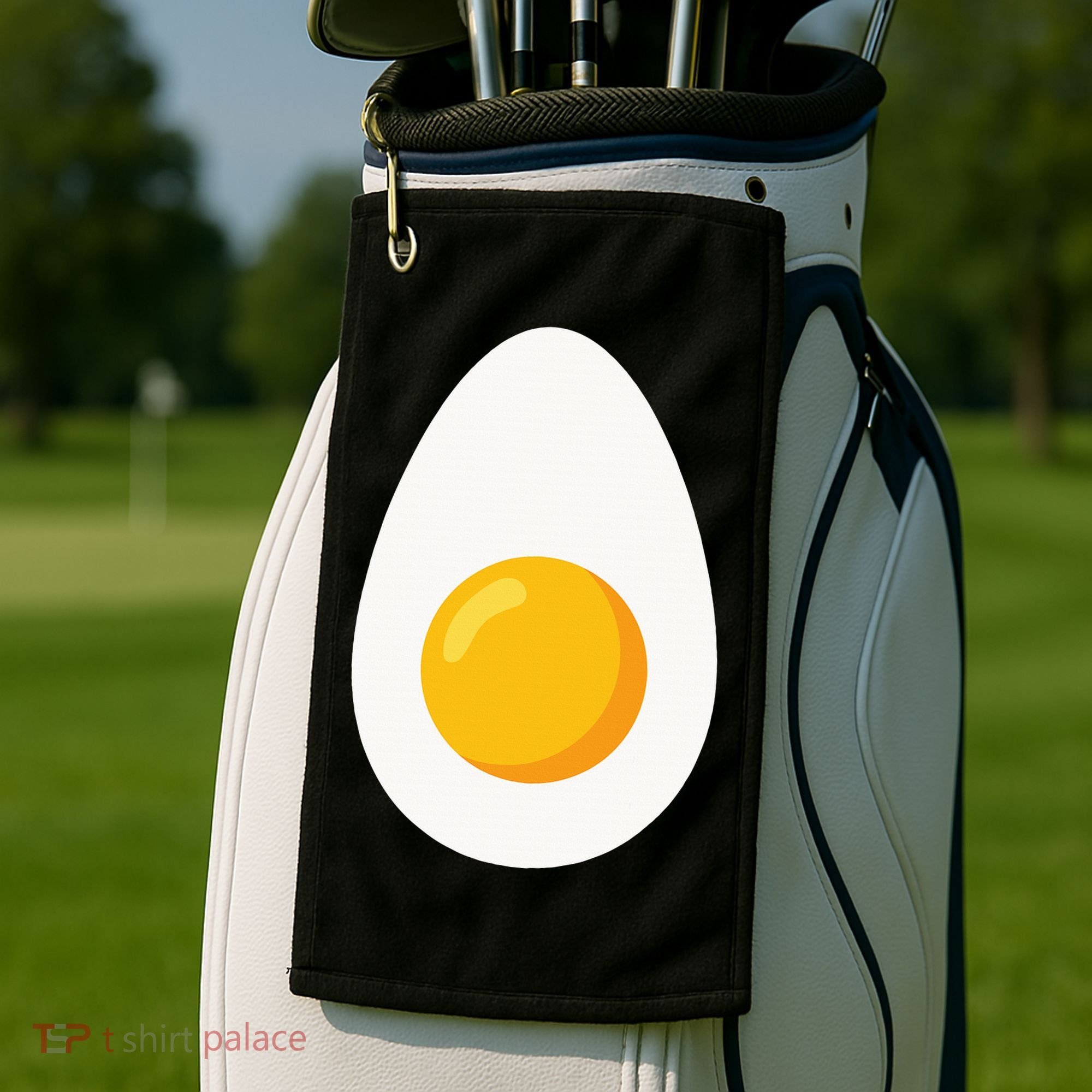 Deviled Egg Costume Funny Halloween Egg Costume Golf Towel