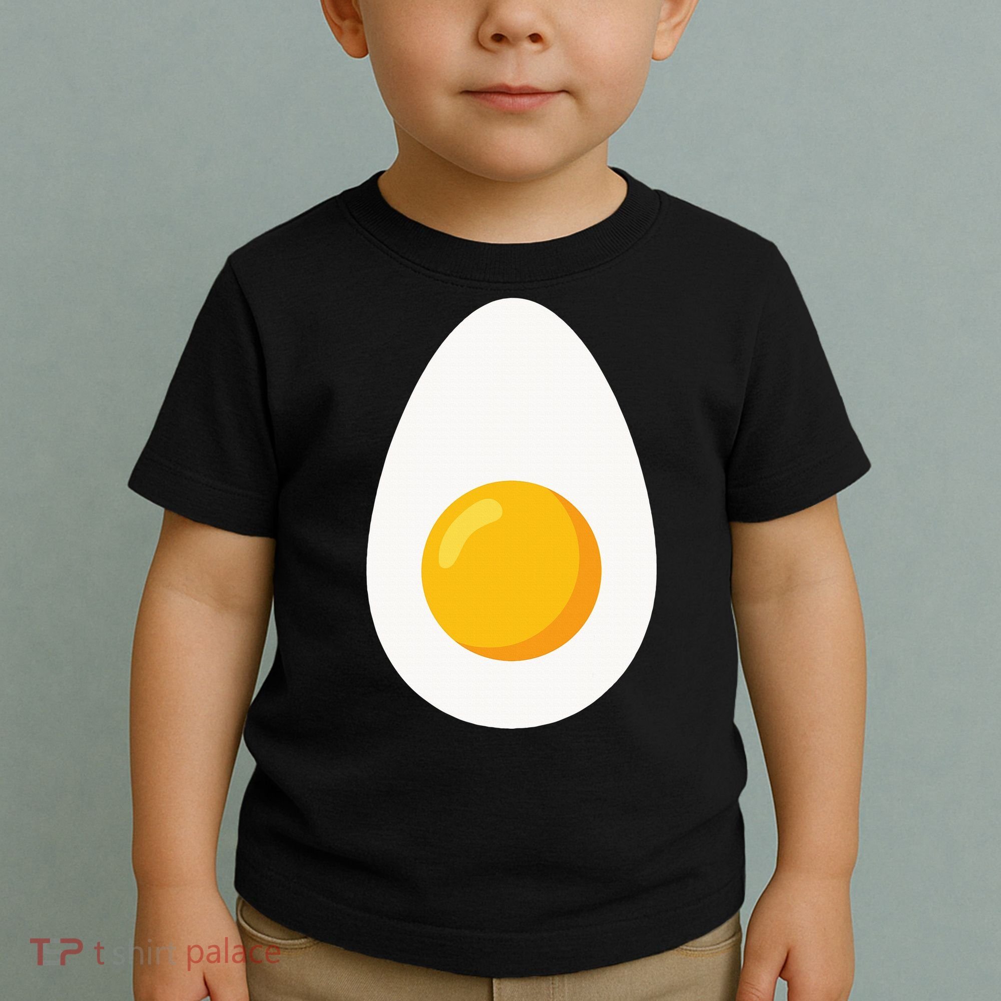 Deviled Egg Costume Funny Halloween Egg Costume Toddler T-Shirt