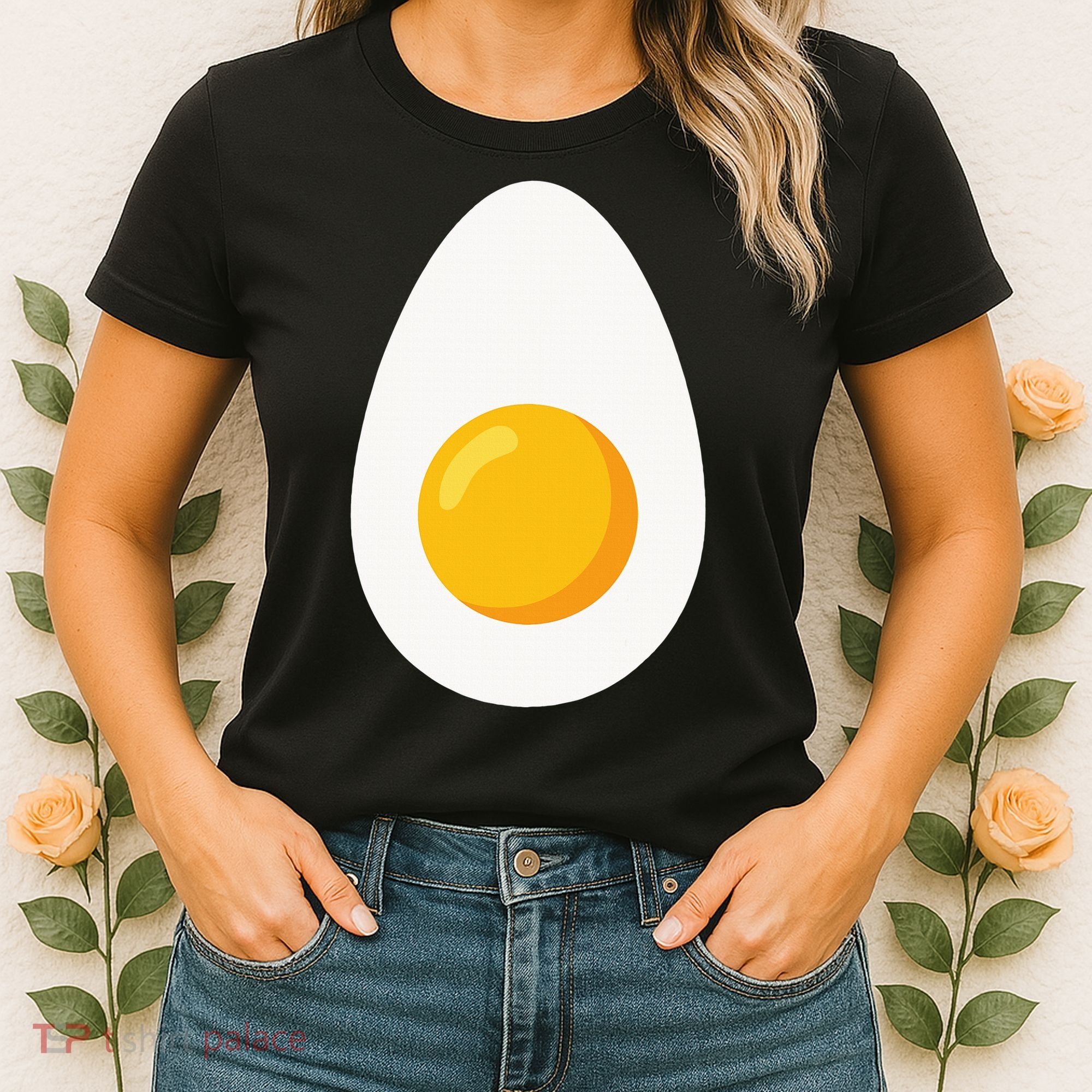 Deviled Egg Costume Funny Halloween Egg Costume Women's T-Shirt