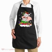 Dumbo Elephant Christmas Light Cute Dumbo Flying Elephant Christmas Apron thumb 2