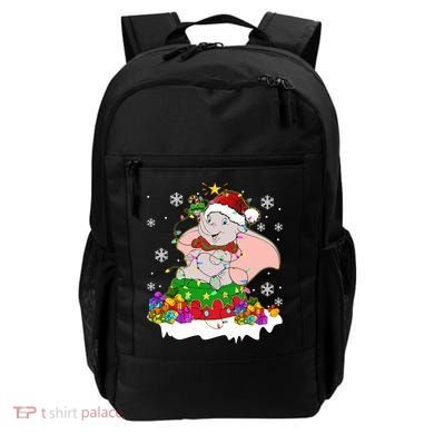 Dumbo Elephant Christmas Light Cute Dumbo Flying Elephant Christmas Backpack
