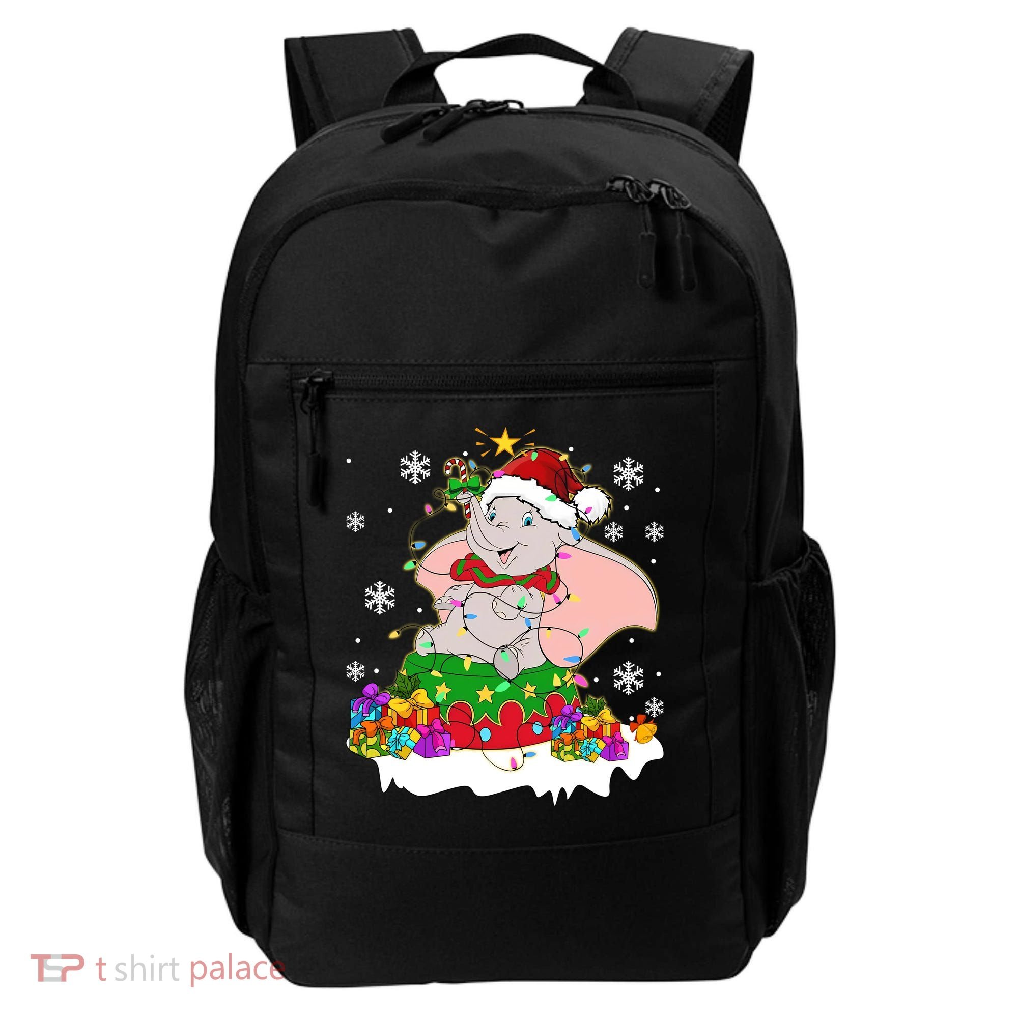 Dumbo Elephant Christmas Light Cute Dumbo Flying Elephant Christmas Backpack