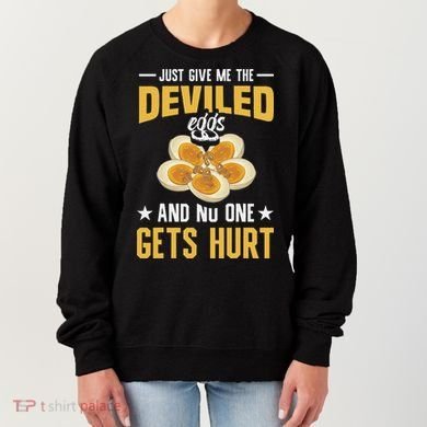Deviled Eggs Container With Lid Holder Food Deviled Eggs Women's Sweatshirt