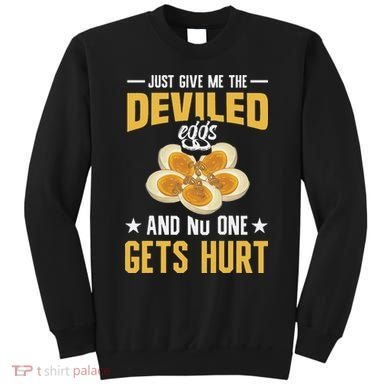 Deviled Eggs Container With Lid Holder Food Deviled Eggs Sweatshirt