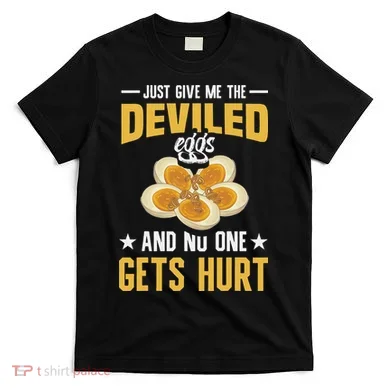 Deviled Eggs Container With Lid Holder Food Deviled Eggs T-Shirt