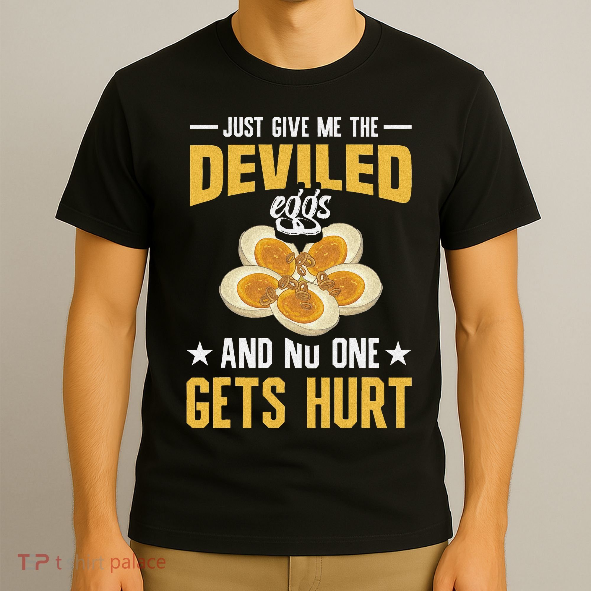 Deviled Eggs Container With Lid Holder Food Deviled Eggs T-Shirt