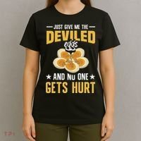 Deviled Eggs Container With Lid Holder Food Deviled Eggs T-Shirt thumb 4