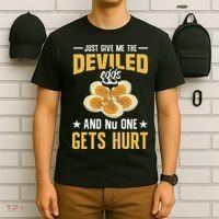 Deviled Eggs Container With Lid Holder Food Deviled Eggs T-Shirt thumb 6