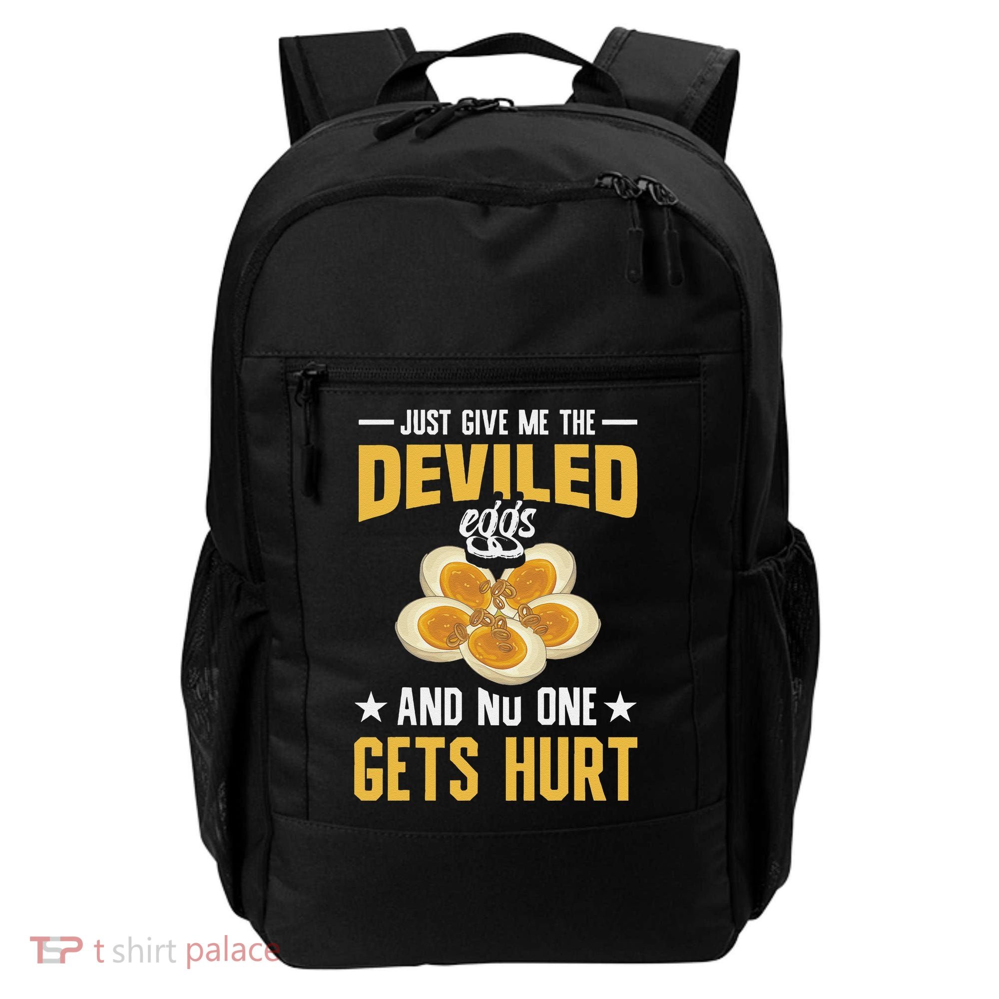Deviled Eggs Container With Lid Holder Food Deviled Eggs Backpack