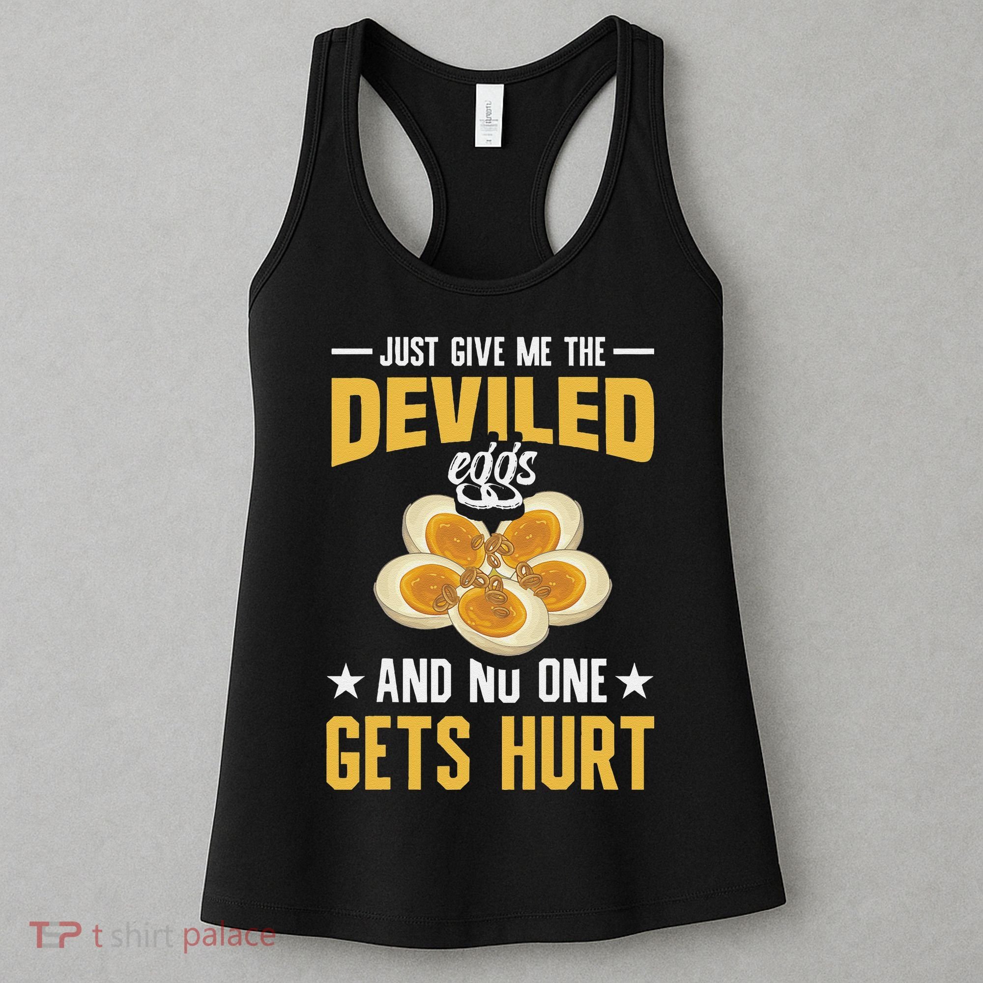 Deviled Eggs Container With Lid Holder Food Deviled Eggs Women's Tank Top