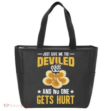 Deviled Eggs Container With Lid Holder Food Deviled Eggs Tote Bag