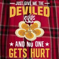 Deviled Eggs Container With Lid Holder Food Deviled Eggs Men's Flannel Plaid Pajama Pants thumb 2