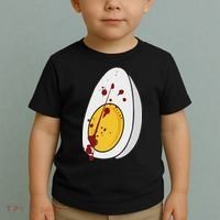 Deviled Egg Costume Halloween Item Toddler T-Shirt thumb 2