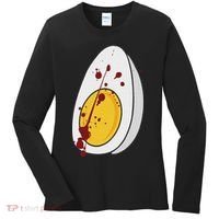 Deviled Egg Costume Halloween Item Women's Long Sleeve Shirt thumb 0