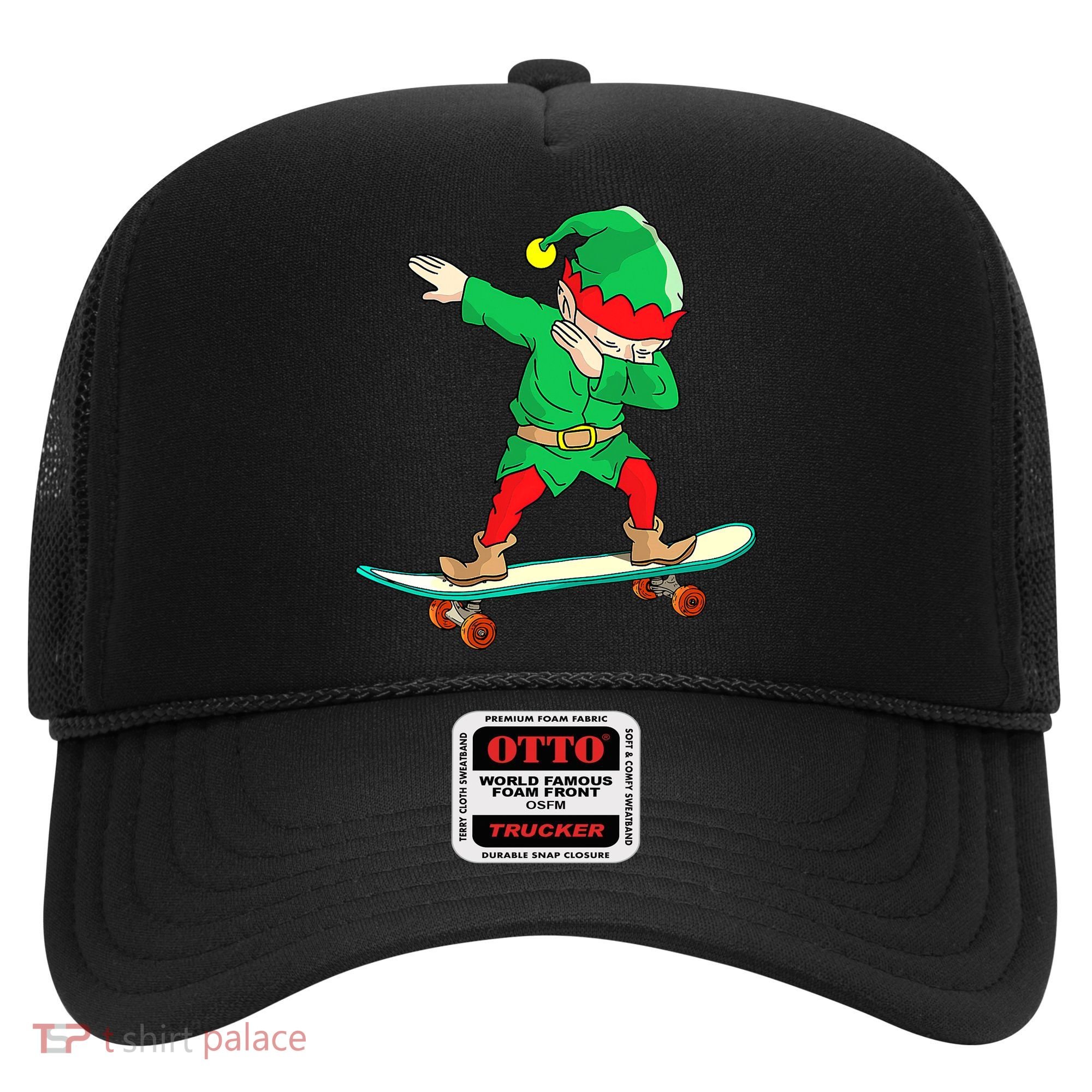 Dabbing Elf Claus Christmas Tree Lights Boys Dab Xmas Hat