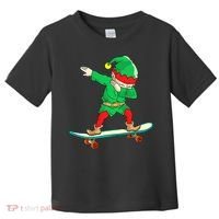 Dabbing Elf Claus Christmas Tree Lights Boys Dab Xmas Toddler T-Shirt thumb 0