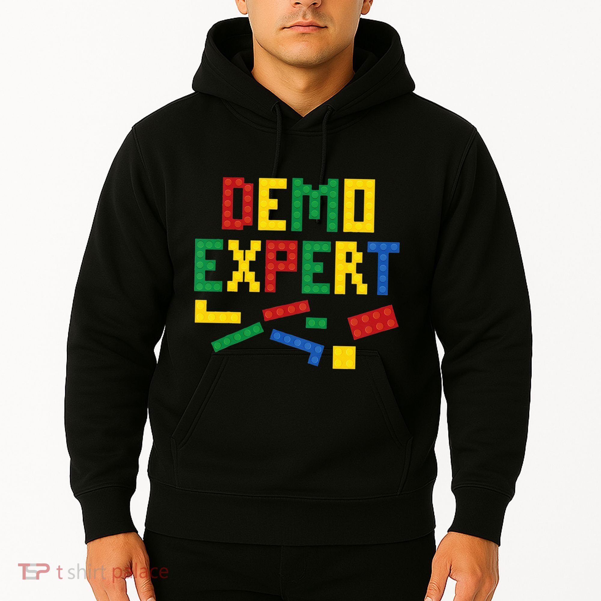 Demo Expert Cool Building Blocks Toy Brick Builder Hoodie