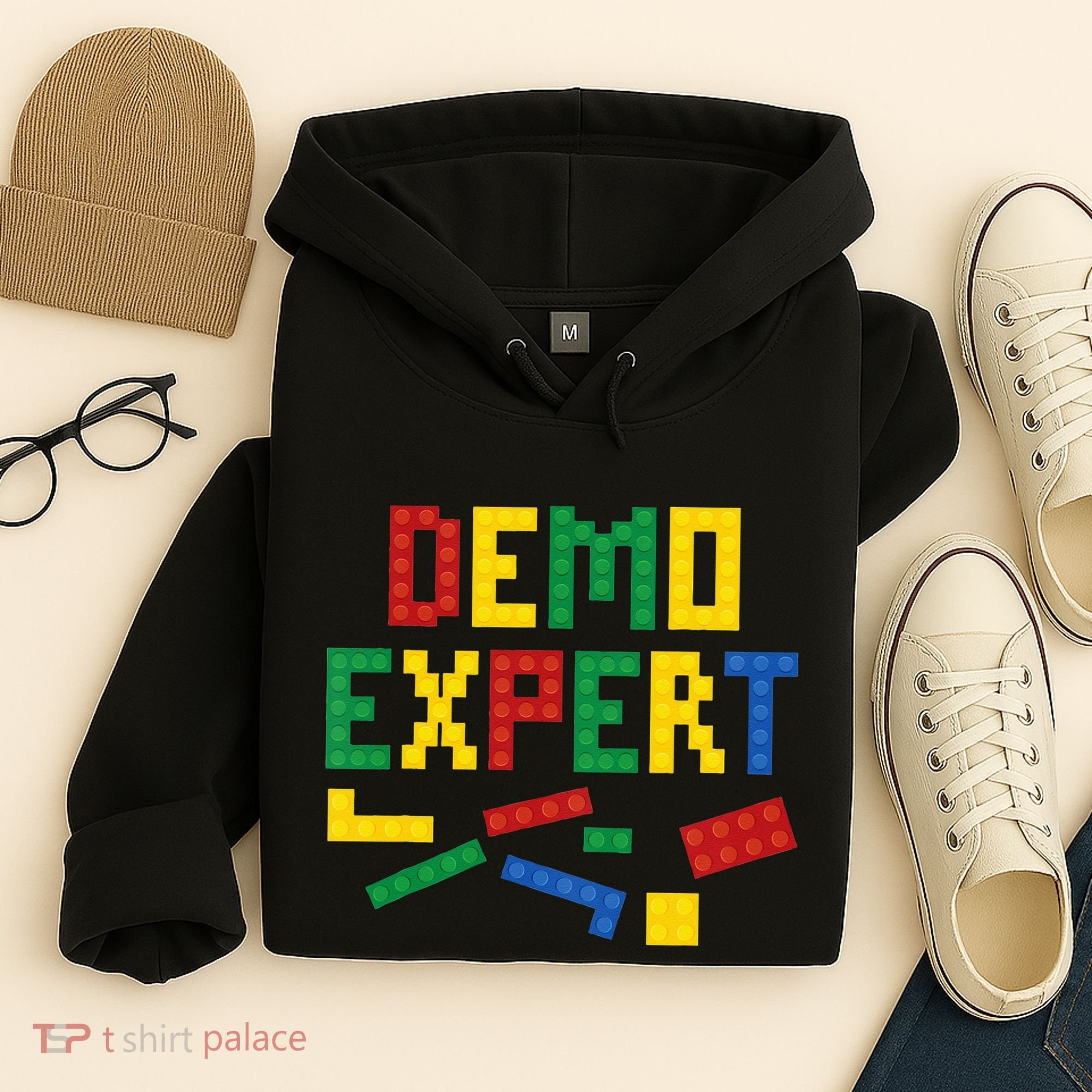 Demo Expert Cool Building Blocks Toy Brick Builder Hoodie
