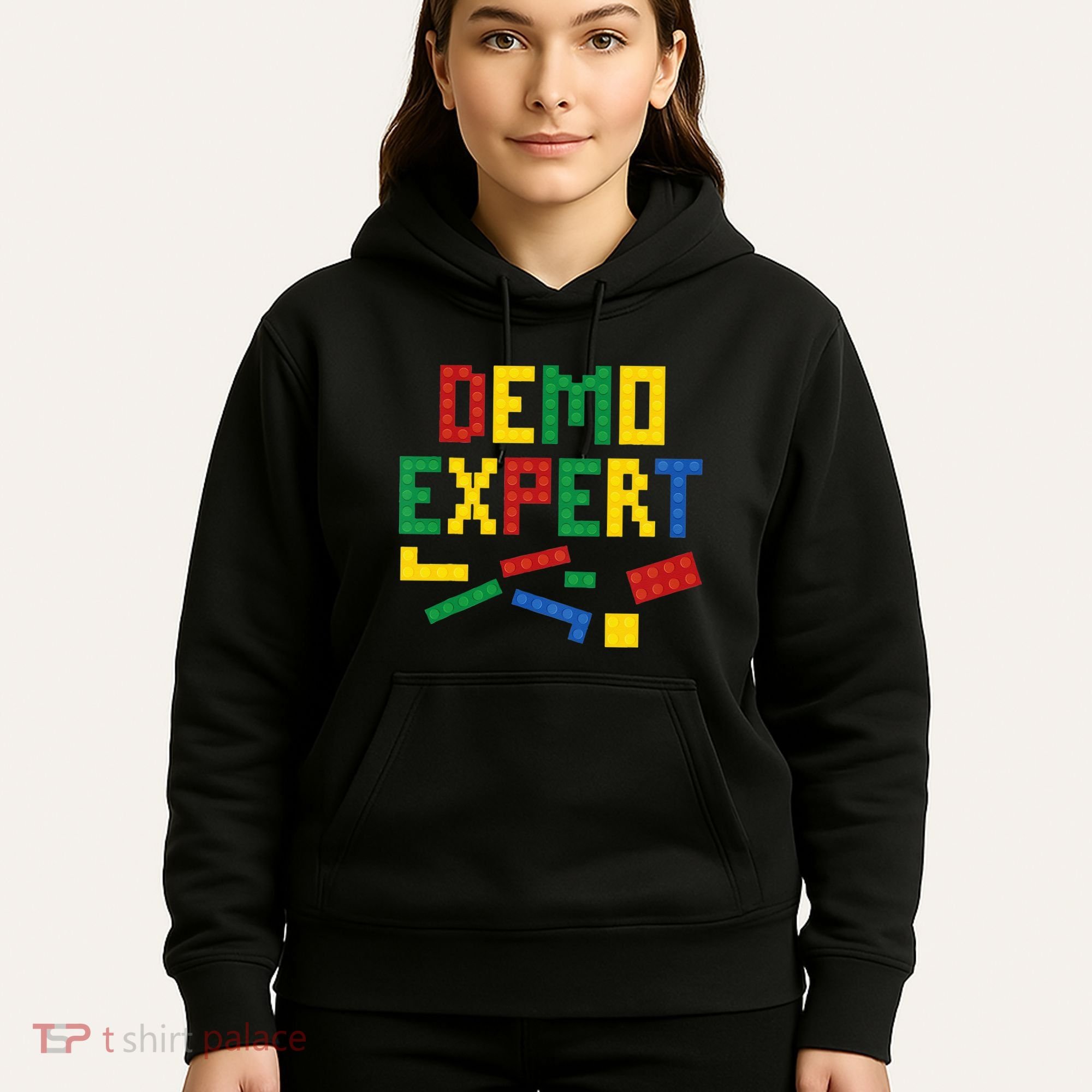 Demo Expert Cool Building Blocks Toy Brick Builder Hoodie